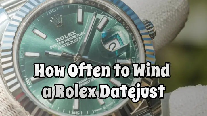 Rolex datejust winding sale