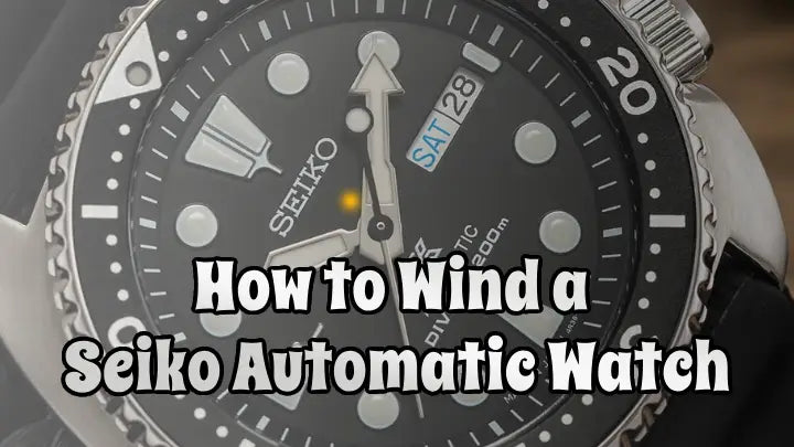 Winding a seiko automatic watch sale