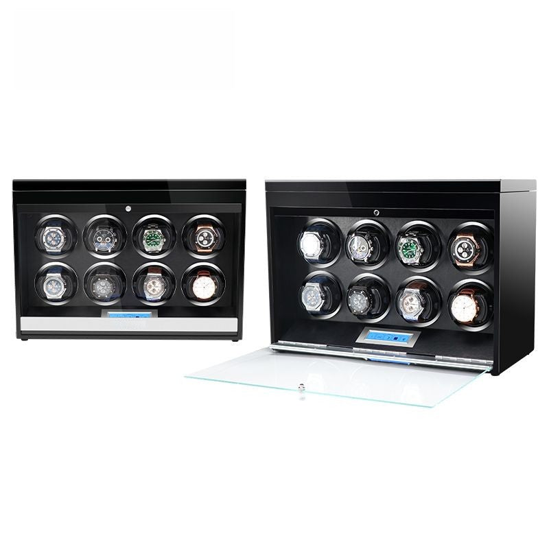 8 Watch Winder - Wood + Black