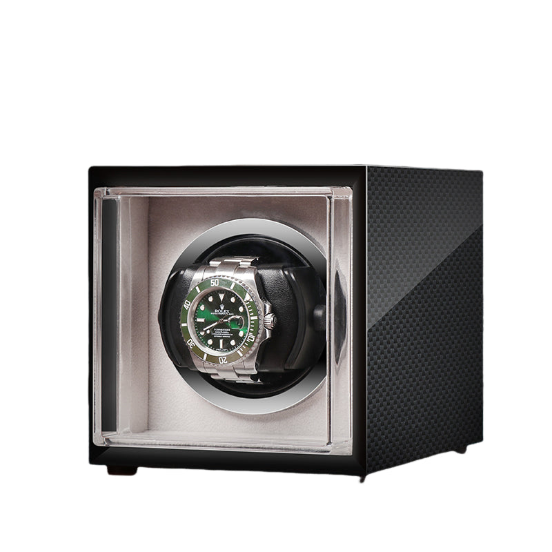 URORO Boxy Watch Winding Display Case for Single Watch - Grey
