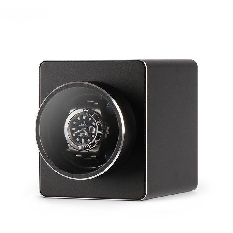 Riho Winder専用 1-Slot Aluminium Watch Winder Case — Silver | Luxury Watch Winder